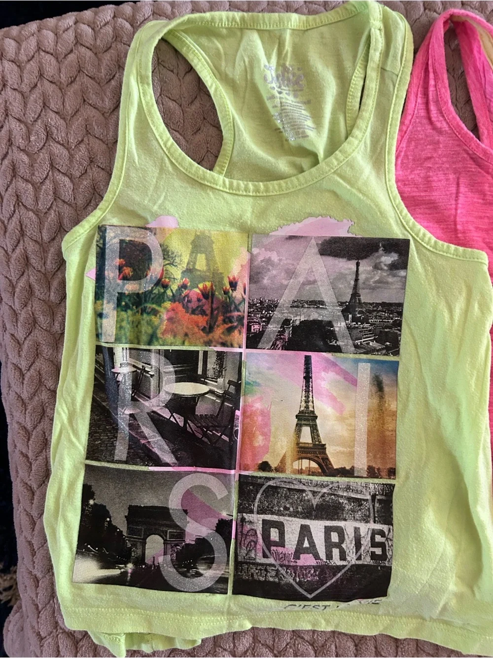Lot of 4 tank tops bundle girl size 7/8 D-Signed by Disney Abercrombie Justice